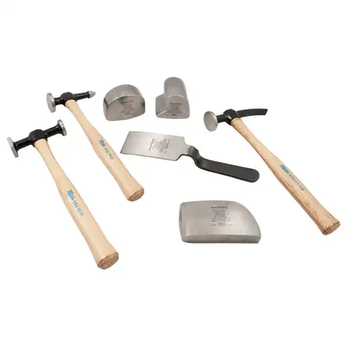 MARTIN SPROCKET  Werkzeugset 647K, Karosserie- und Kotflügelreparatur, Fiberglasgriff, Stahl