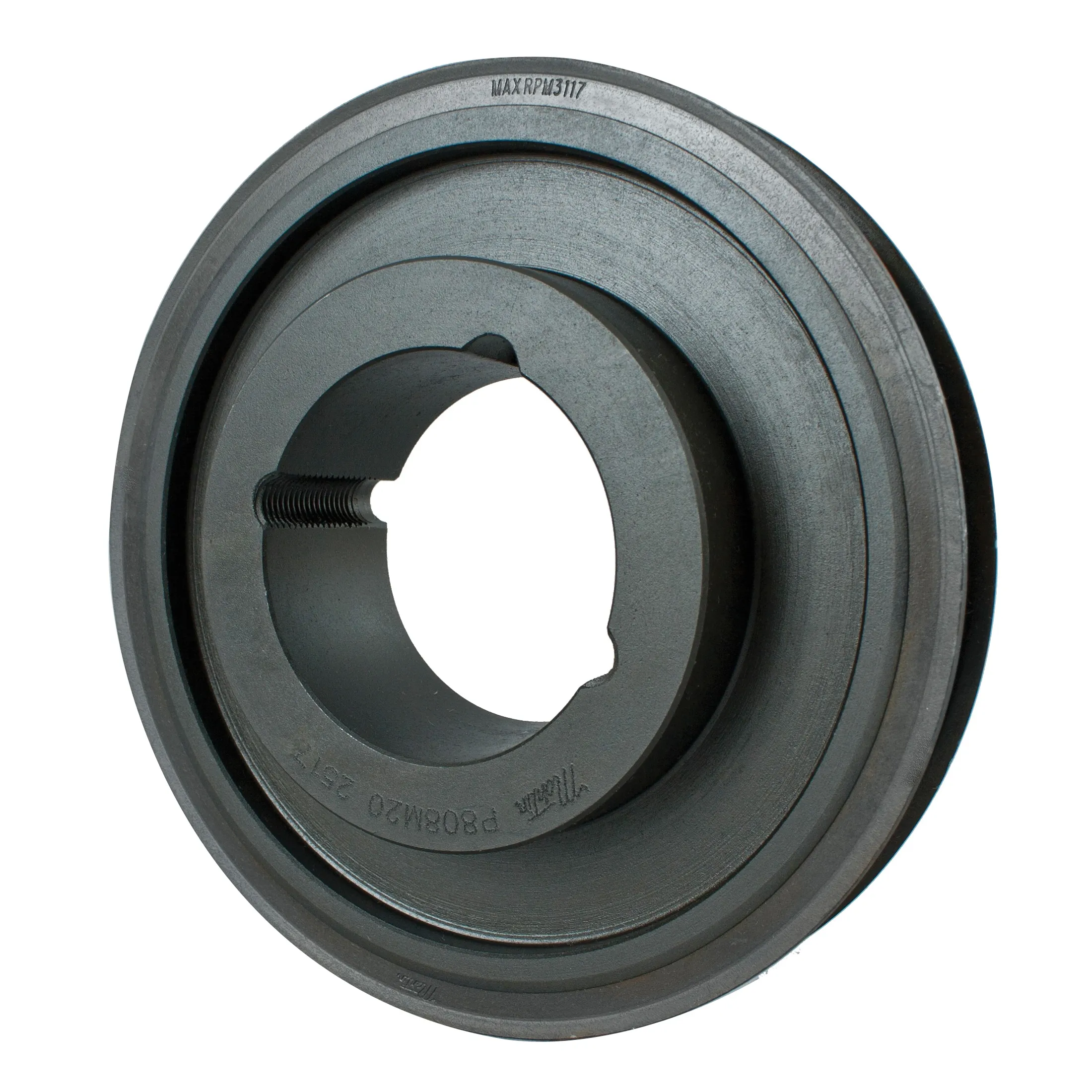 MARTIN SPROCKET  P808M20-2517 Kettenrad, 2517 Buchse, 2.5 Zoll Max Bohrung, 80 Zähne, 8.020 Zoll Pitch Dia., Gusseisen