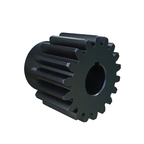 MARTIN SPROCKET TS818BS 7/8 Stirnrad, 8 DP, 20 Grad, 18 Zähne, 2.250 Zoll Teilungsdurchmesser, Stahl