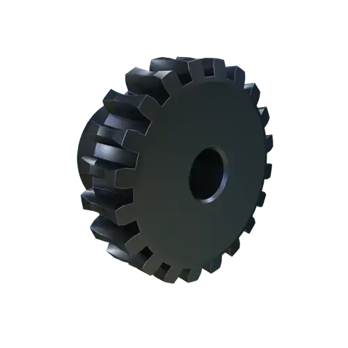 MARTIN SPROCKET W1020 Schneckengetriebe, 10 DP, 2 Zoll Teilungsdurchmesser, 0.626 Zoll Bohrung, wiederaufbohrbar, Gusseisen