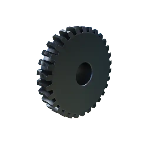 MARTIN SPROCKET  W830D Schneckengetriebe, 8 DP, 3.750 Zoll Teilungsdurchmesser, 1.314 Zoll Bohrung, wiederaufbohrbar, Gusseisen