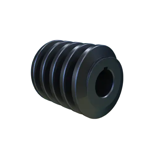MARTIN SPROCKET  WG6-Schnecke, 6-mm-Teilung, 2 Zoll Teilungsdurchmesser, Bohrung auf Maß, Stahl