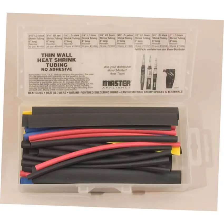 MASTER APPLIANCE  10061 Dünnwandiger flexibler Schrumpfschlauch, Minipackung