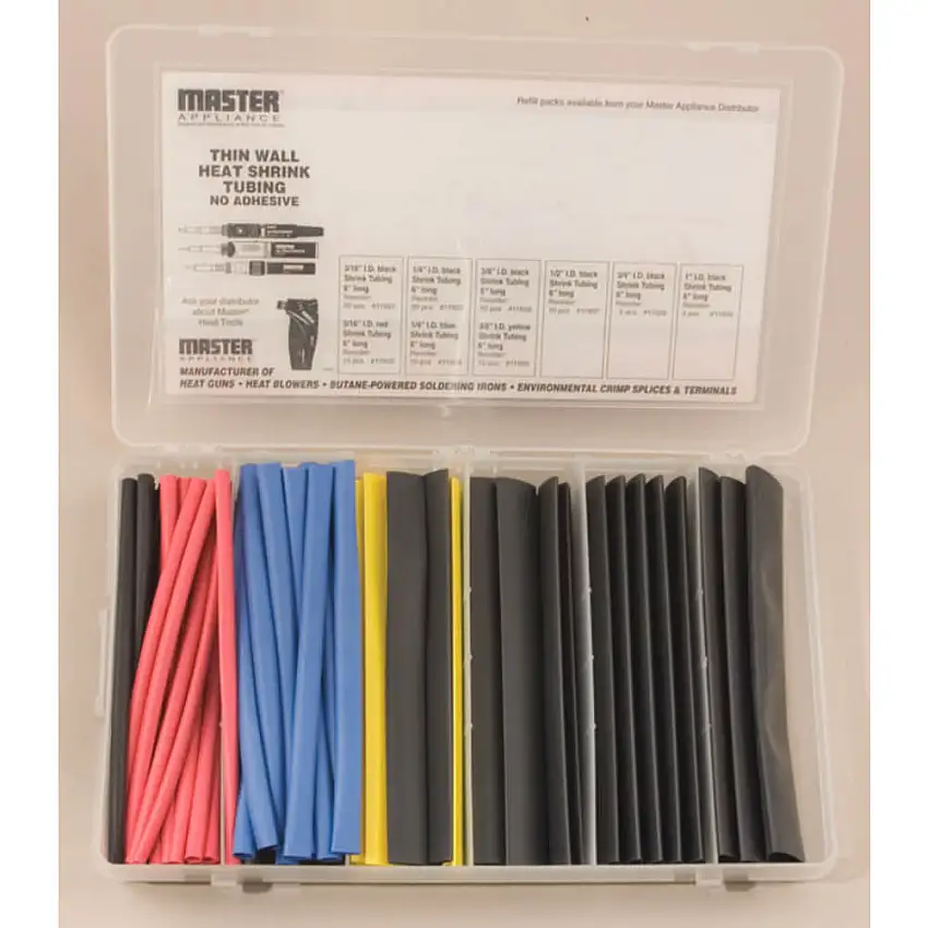 MASTER APPLIANCE  10062 Dünnwandiger flexibler Schrumpfschlauchsatz