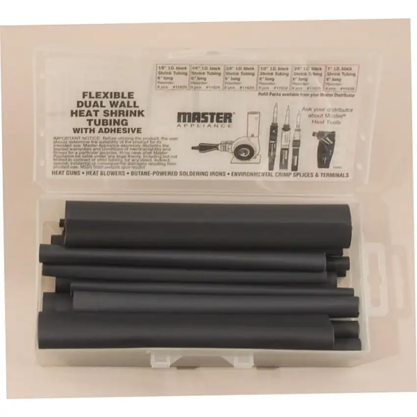 MASTER APPLIANCE  10063 Flexibler, mit Klebstoff ausgekleideter Schrumpfschlauch, Minipackung