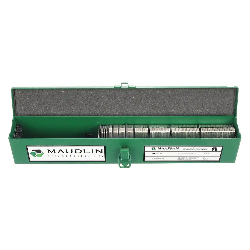 MAUDLIN PRODUCTS  MSA2-FK Schlitz-Unterlegscheiben-Sortiment, ein 2 x 2 Zoll Komplettset, 260-tlg.