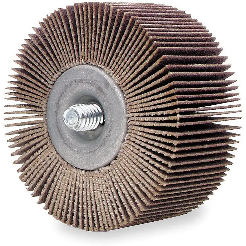 MERIT 08834133004 Montiertes Fächerrad, beschichtet, 2 Zoll Durchmesser