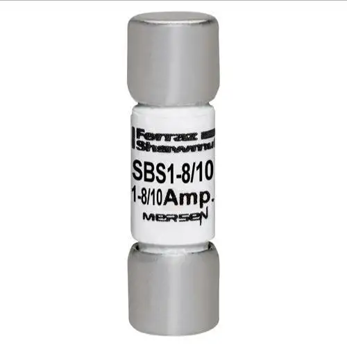 MERSEN FERRAZ SBS1-8/10 Flinke Kleinstsicherung, 600VAC, 1.8A, 1-polig