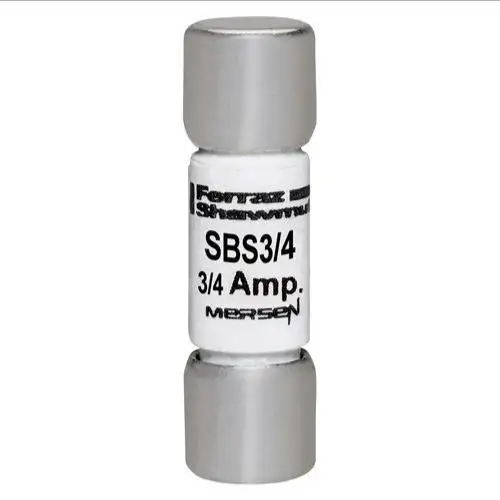 MERSEN FERRAZ SBS3/4 Flinke Kleinstsicherung, 600VAC, 0.75A, 1-polig