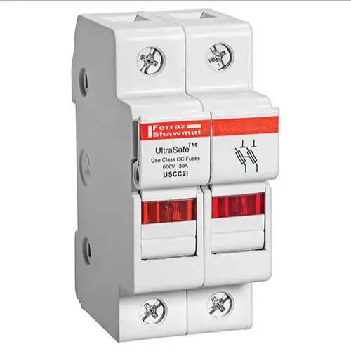 MERSEN FERRAZ USCC2I Sicherungshalter, 600 V, 30 A, Klasse CC, 2-polig