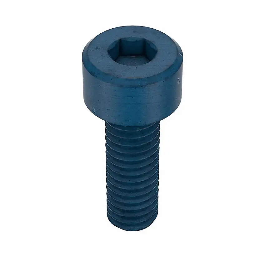 METRIC BLUE UST176213 Metrische Innensechskantschraube, Gewindegröße M4x0.7, Zylindrisch, 12 mm Länge, Blau