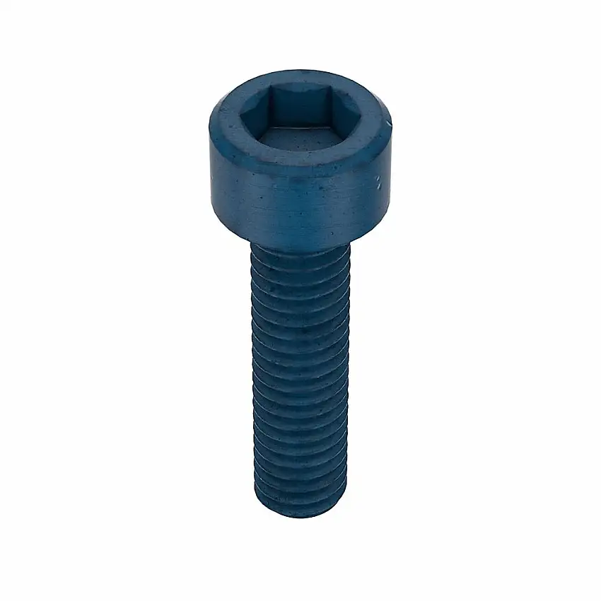 METRIC BLUE UST176214 Metrische Innensechskantschraube, Gewindegröße M4x0.7, Zylindrisch, 16 mm Länge, Blau