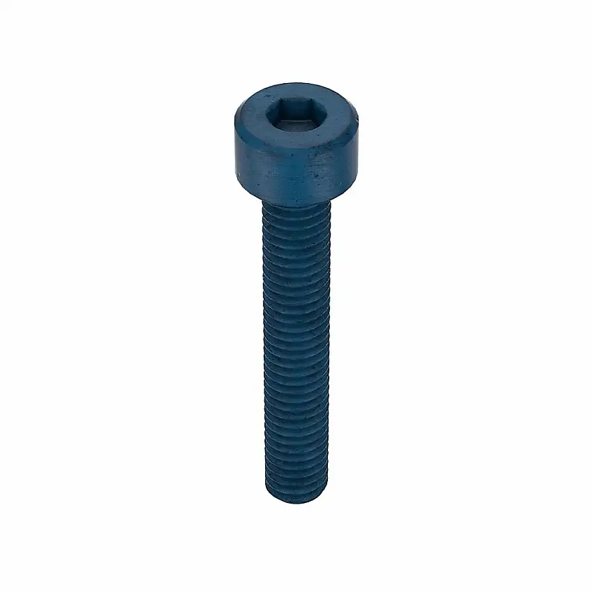 METRIC BLUE  UST176216 Metrische Innensechskantschraube, Gewindegröße M4x0.7, Innensechskant, 25 mm Länge, 4 mm Kopfhöhe