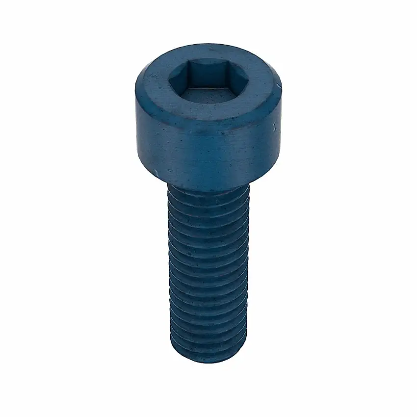 METRIC BLUE UST176221 Metrische Innensechskantschraube, Gewindegröße M5x0.8, Zylindrisch, 16 mm Länge, Blau