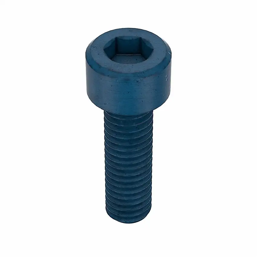 METRIC BLUE UST176240 Metrische Innensechskantschraube, Gewindegröße M6x1, Innensechskant, 20 mm Länge, 6 mm Kopfhöhe, Stahl