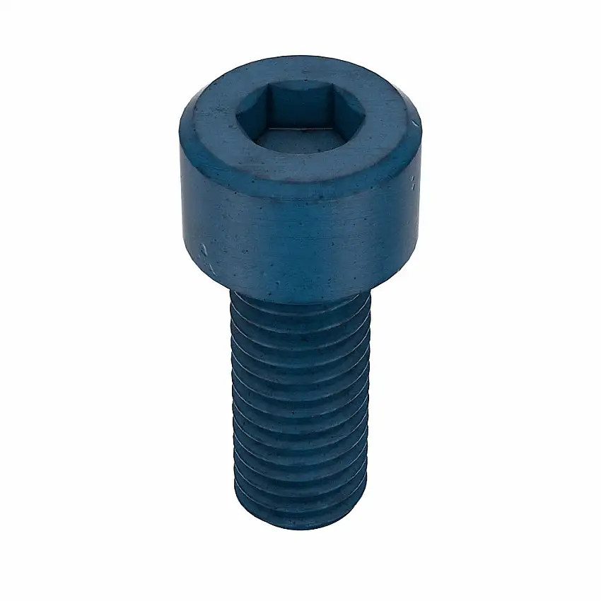METRIC BLUE  UST176252 Metrische Innensechskantschraube, Gewindegröße M8x1.25, Innensechskant, 20 mm Länge, 13 mm Kopfdurchmesser, Stahl