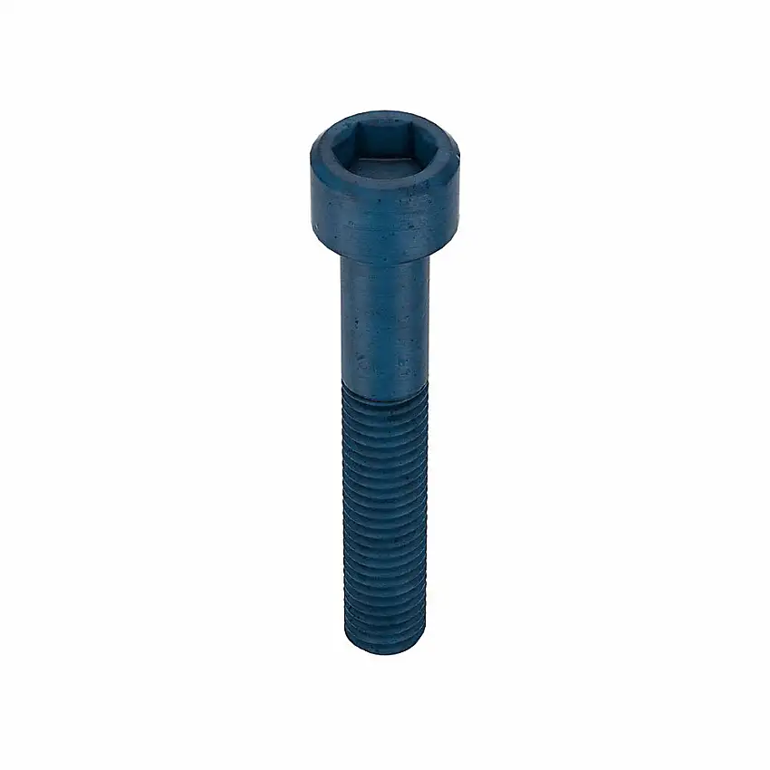 METRIC BLUE  UST176257 Metrische Innensechskantschraube, Gewindegröße M8x1.25, Zylinder, 50 mm Länge, Stahl, Grob