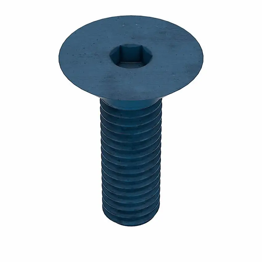 METRIC BLUE UST181928 Metrische Innensechskantschraube, Gewindegröße M6x1, flach, 20 mm lang, 3.3 mm Kopfhöhe