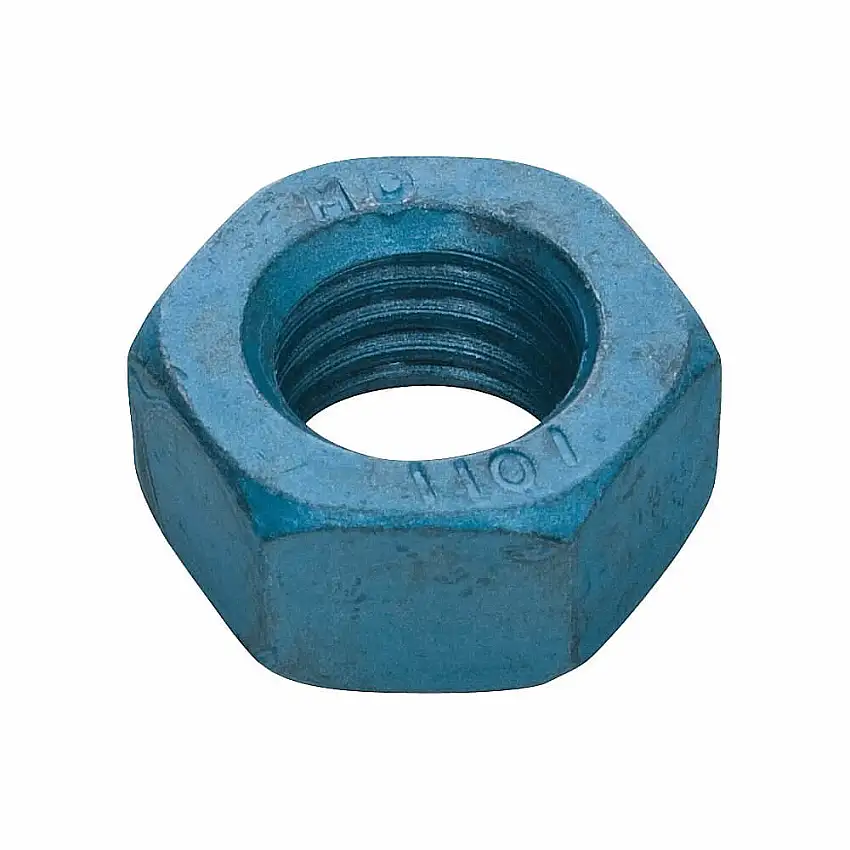 METRIC BLUE  UST181929 Sechskantmutter, Gewindegröße M8x1.25, legierter Stahl, 6.5 mm Höhe, 13 mm Breite, blaues Phos