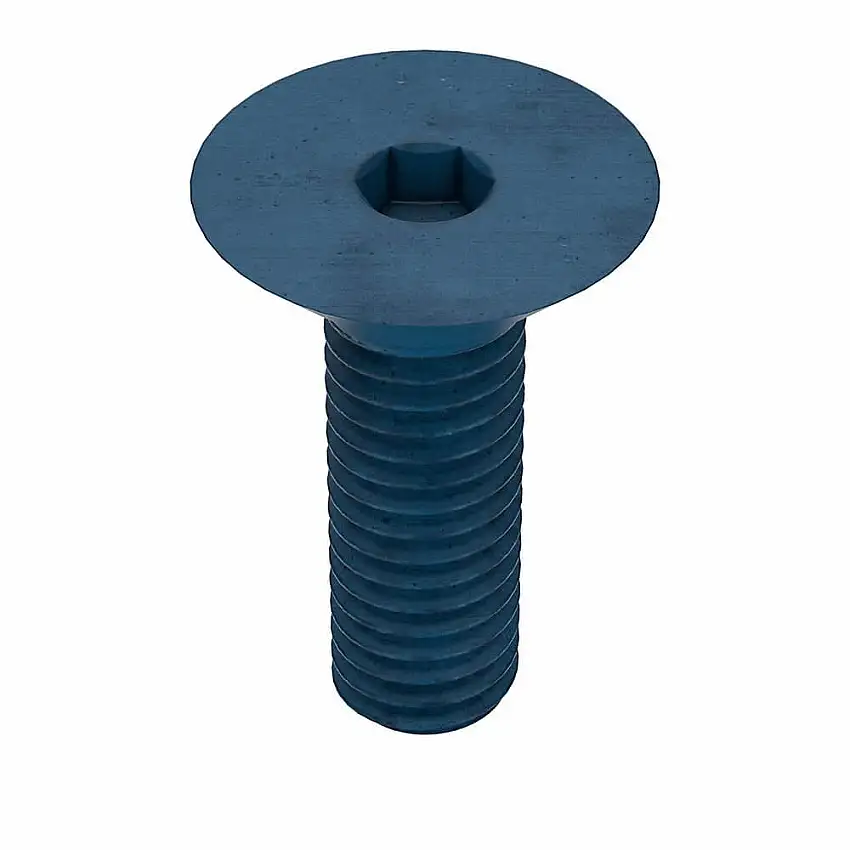 METRIC BLUE UST183997 Metrische Innensechskantschraube, Gewindegröße M3x0.5, flach, 10 mm lang.