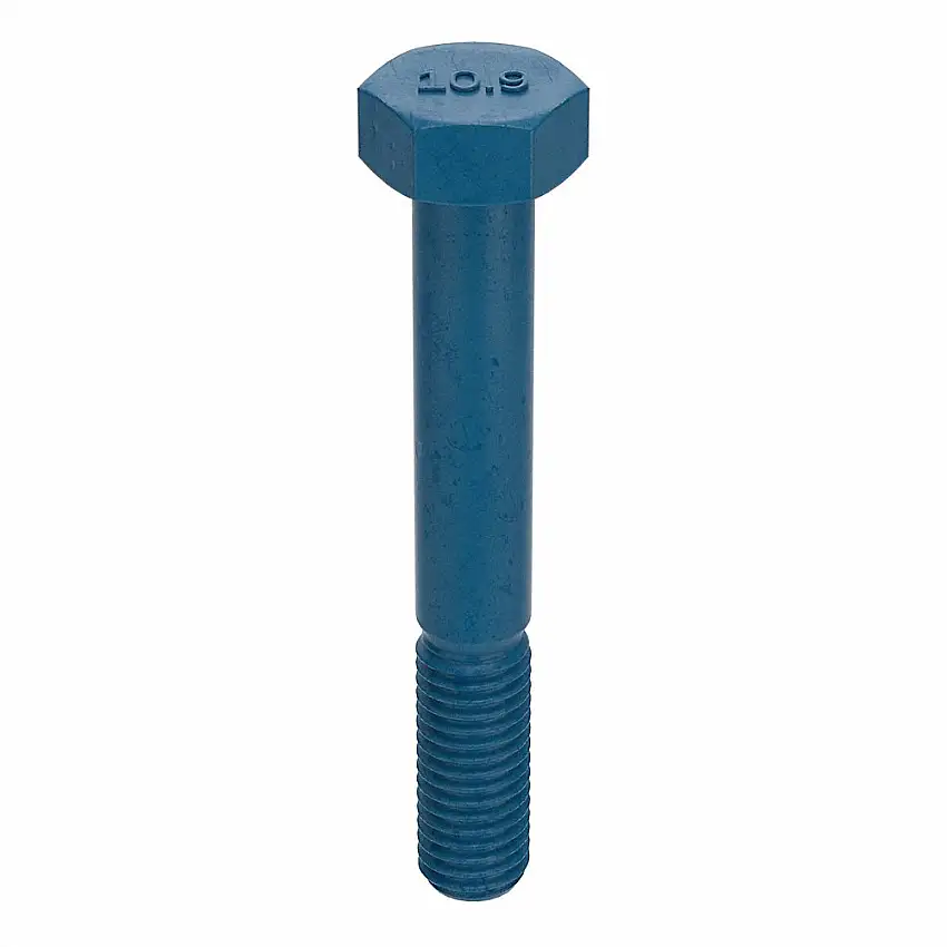 METRIC BLUE  UST184221 Sechskantschraube, Gewindegröße M10x1.5, Länge 50 mm, Kopfhöhe 6.4 mm, Phos