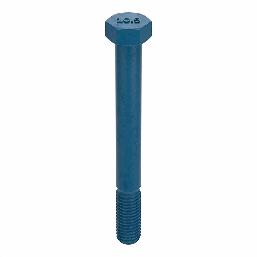 METRIC BLUE  UST184228 Sechskantschraube, Gewindegröße M10x1.5, Stahl, 90 mm Länge, 6.4 mm Kopfhöhe, Grobgewinde