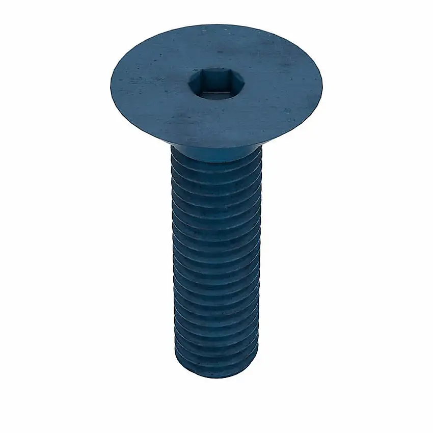 METRIC BLUE UST187462 Metrische Innensechskantschraube, Gewindegröße M5x0.8, flach, 20 mm lang, 2.8 mm Kopfhöhe