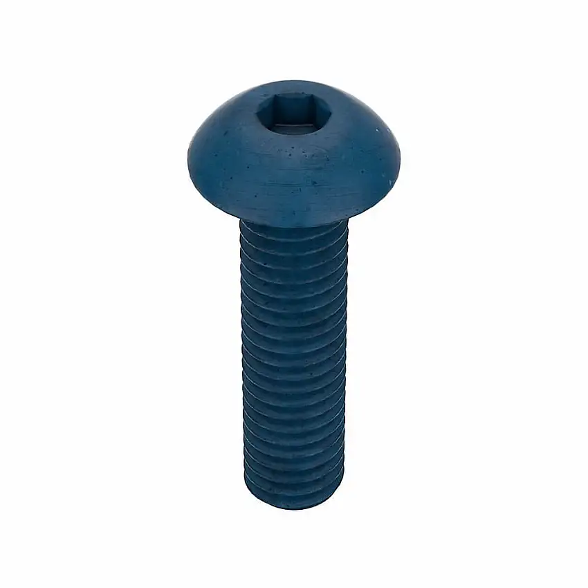 METRIC BLUE UST194862 Metrische Innensechskantschraube, Gewindegröße M3x0.5, Knopf, 12 mm Länge, 5.7 mm Kopfdurchmesser