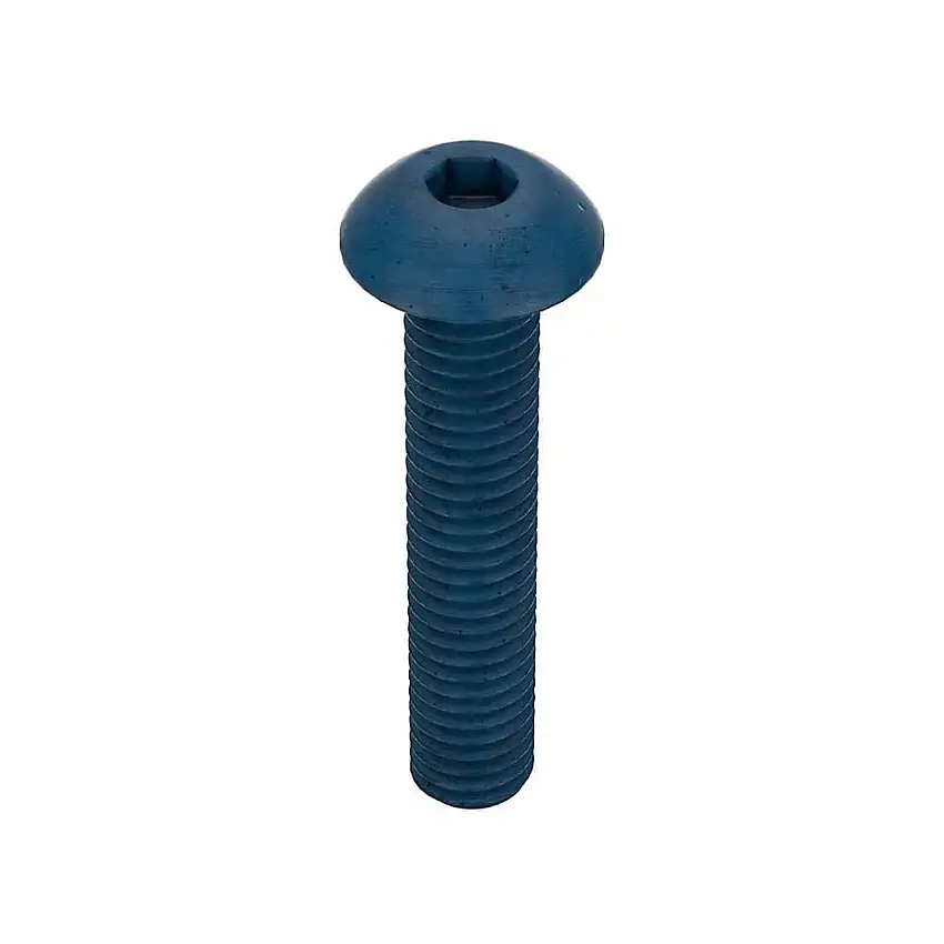 METRIC BLUE UST194863 Metrische Innensechskantschraube, Gewindegröße M3x0.5, Knopf, 16 mm Länge, 5.7 mm Kopfdurchmesser