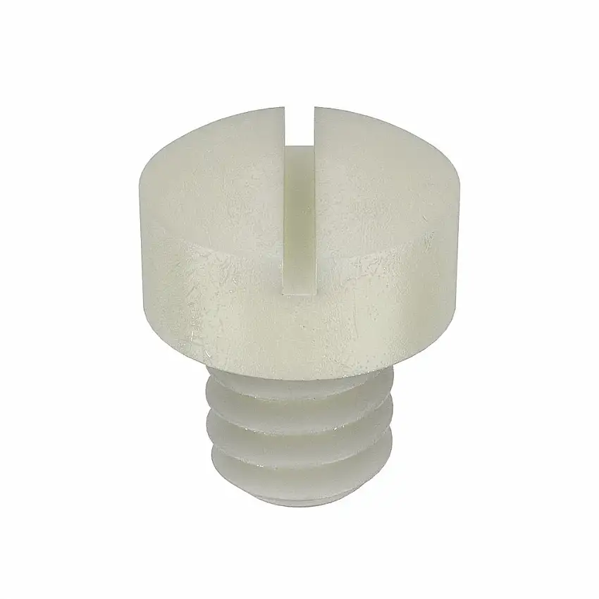 MICRO PLASTICS 010256F009 Maschinenschraube, Gewindegröße 2-56, Nylon, 3/32 Zoll lang, Standard, Zylinder