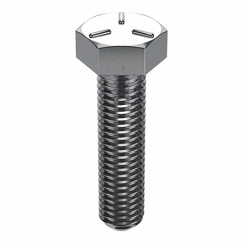 MIDWEST ACORN NUT Sechskantschraube MPB3039, Gewindegröße 5/16 Zoll - 24, Stahl, Länge 1 1/2 Zoll, Kopfhöhe 13/64 Zoll, Feingewinde, verchromt, Güteklasse 5