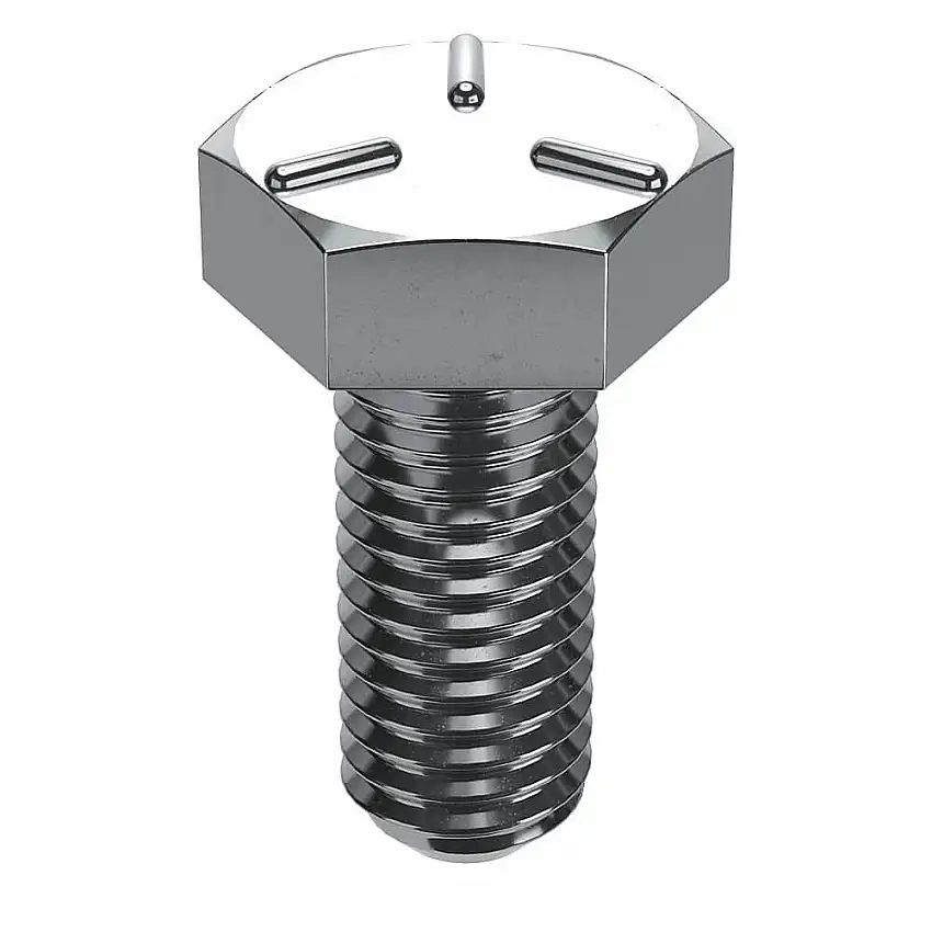 MIDWEST ACORN NUT  MPB3069 Sechskantschraube, 1/4 Zoll - 20 Gewindegröße, Stahl, 5/8 Zoll Länge, 5/32 Zoll Kopfhöhe, Gr. 5, verchromt