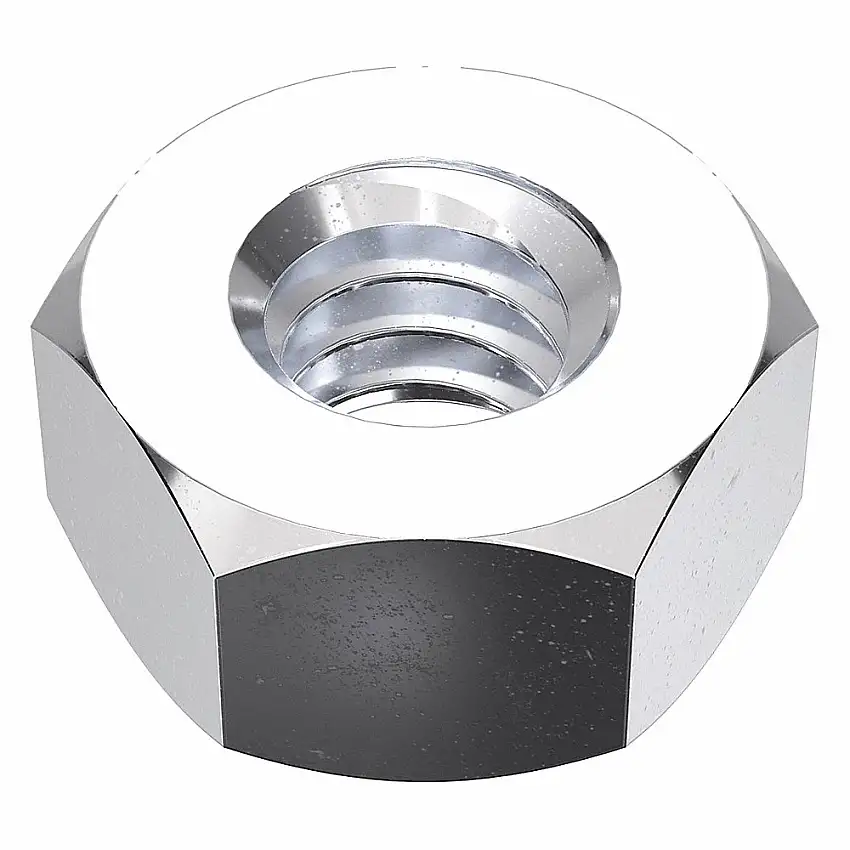 MIDWEST ACORN NUT  Sechskantmutter MPB652, Gewindegröße 1/4 Zoll - 20, Stahl, Höhe 7/32 Zoll, Breite 7/16 Zoll, verchromt, rechtsdrehend