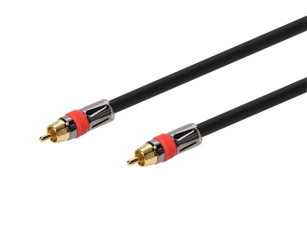 MONOPRICE  2683 Audio-/Videokabel, RCA-Koaxialkabel, M/M, CL2-zertifiziert, 25 Fuß
