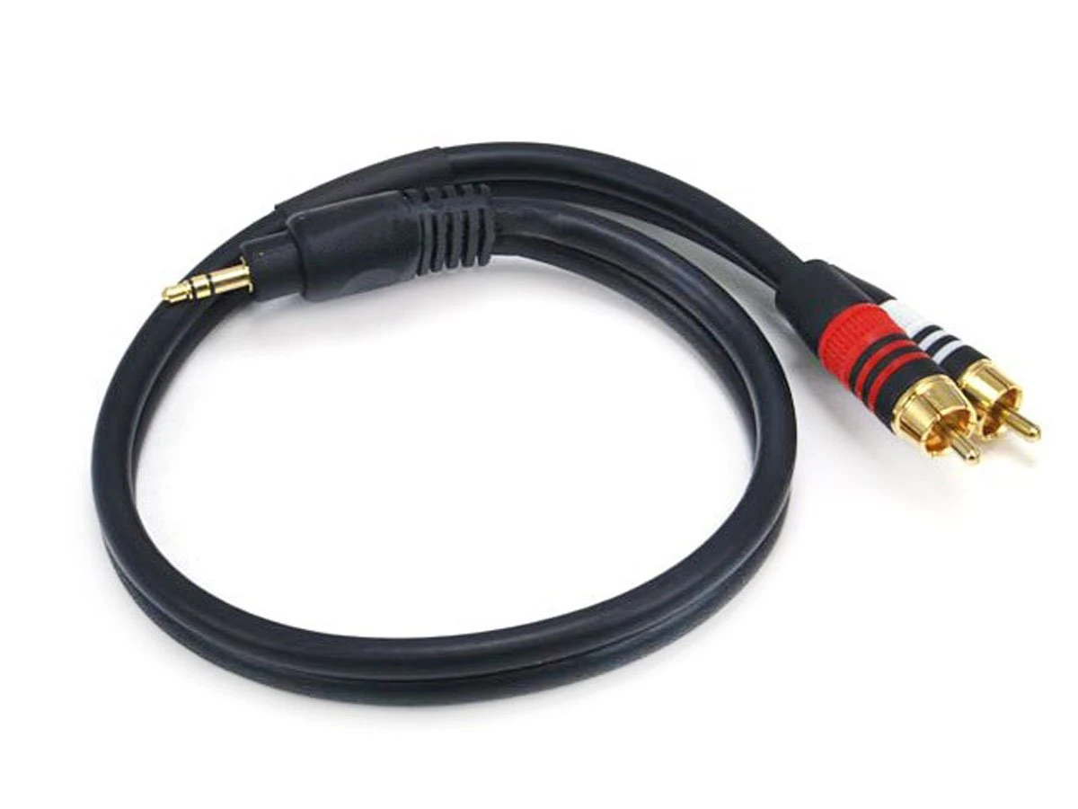 MONOPRICE  5596 Audio-/Videokabel 3.5 mm (M)/2 RCA (M) 1.5 Fuß