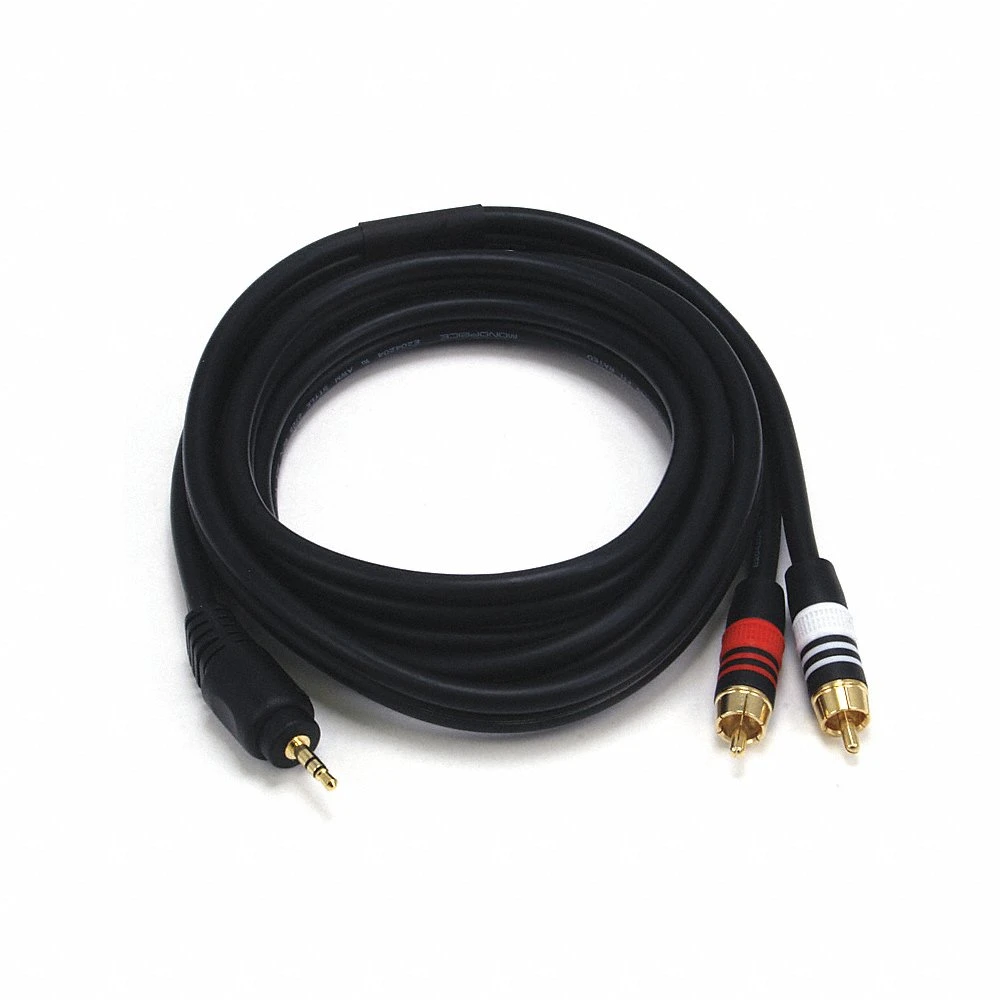 MONOPRICE  5598 Audio-/Videokabel 3.5 mm (M)/2 RCA (M) 6 Fuß