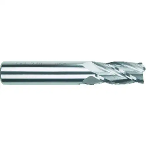 MORSE CUTTING TOOLS 94965 Schneide-Schaftfräser, 1/8 x 1/8 x 1 1/2 Zoll Größe, 4 Schneiden, Einzelende