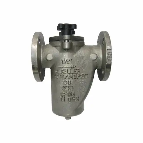 MUELLER STEAM  125F-SS 304SS Perf 1/16 2 M6701306 Korbsieb, 2 Zoll Größe, 150# Flanschenden, 304SS Perf Screen, 1/16 Zoll Mesh