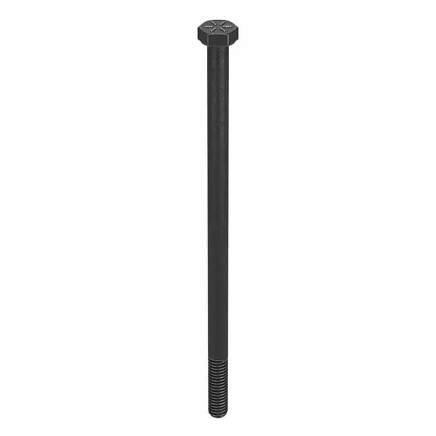 NUCOR  N04100.025.0400 Sechskantschraube, Gewindegröße 1/4 Zoll - 20, Stahl, 4 Zoll lang, 5/32 Zoll Kopfhöhe, Festigkeitsklasse 8, Fuß
