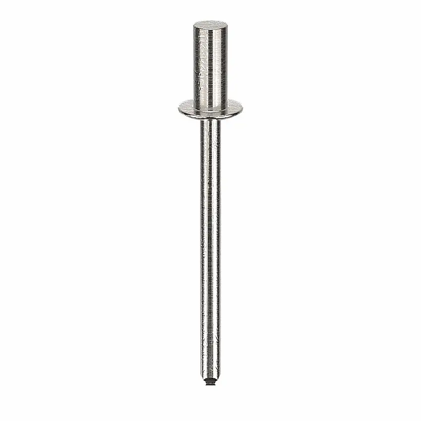 POP AD42AH201 Blindniete, 1/8 Zoll Nietdurchmesser, Aluminium, 0.302 Zoll Nietlänge, 0.063 bis 0.125 Zoll Klemmbereich