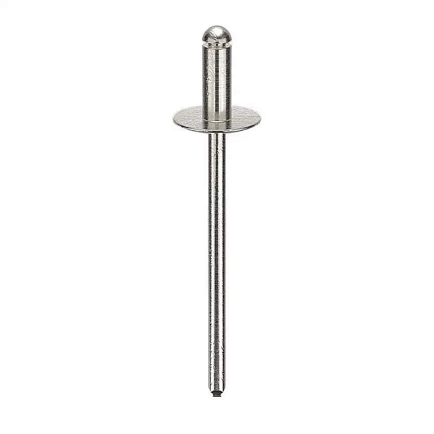 POP AD43BSLF201 Blindniete, 1/8 Zoll Nietdurchmesser, Alu, 5/16 Zoll Nietlänge, 0.126 Zoll bis 0.187 Zoll Klemmbereich, 3/8 Zoll Kopfdurchmesser.