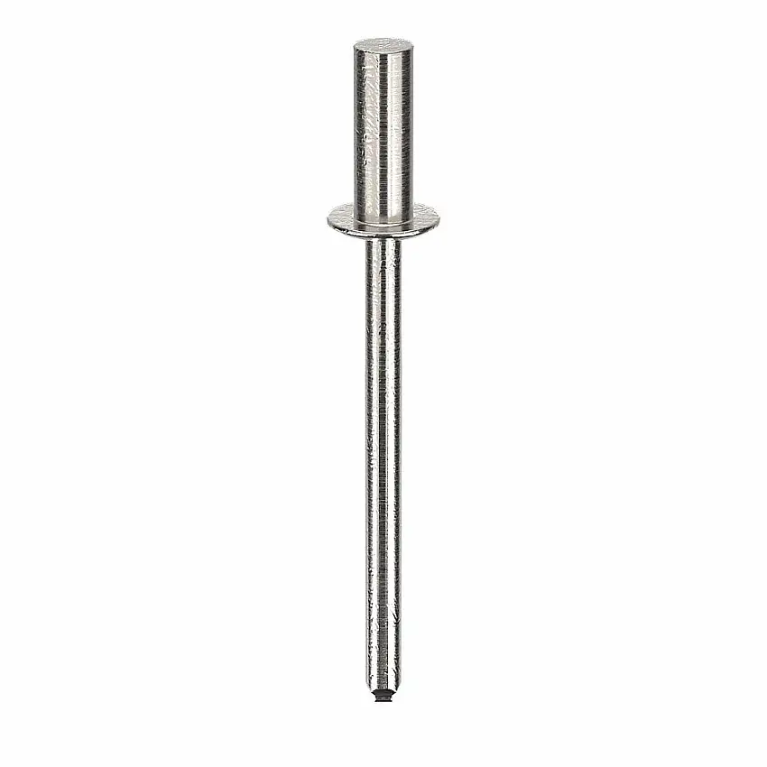 POP  AD43H201 Blindniete, 1/8 Zoll Nietdurchmesser, Aluminium, 0.362 Zoll Nietlänge, 0.126 bis 0.187 Zoll Klemmbereich