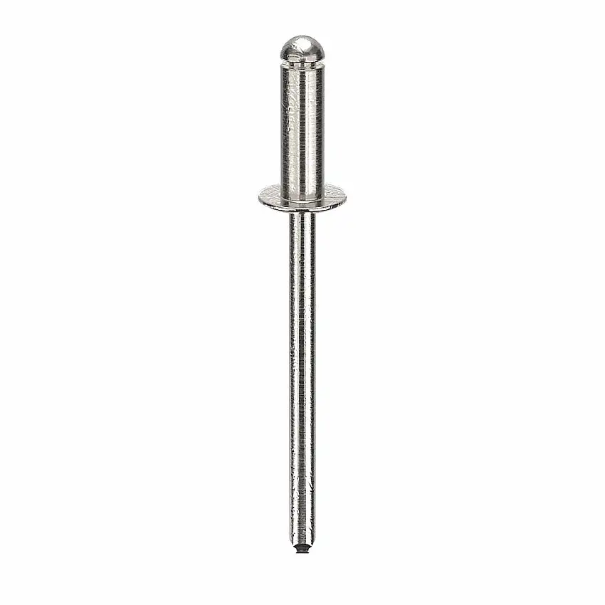 POP  Ad44BS201 Blindniete, 1/8 Zoll Nietdurchmesser, Aluminium, 3/8 Zoll Nietlänge, 0.188 bis 0.25 Zoll Klemmbereich, gewölbt