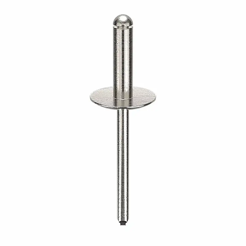 POP  Blindniete AD68ABSLF200, Nietdurchmesser 3/16 Zoll, Aluminium, Nietlänge 0.675 Zoll, Klemmbereich 0.376 bis 0.5 Zoll, offenes Ende