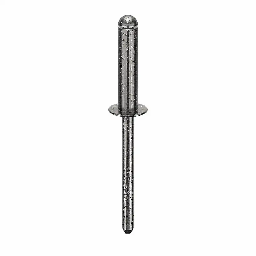 POP  SD610BS200 Blindniete, 3/16 Zoll Nietdurchmesser, Stahl, 4/5 Zoll Nietlänge, 0.501 bis 0.625 Zoll Klemmbereich, gewölbt