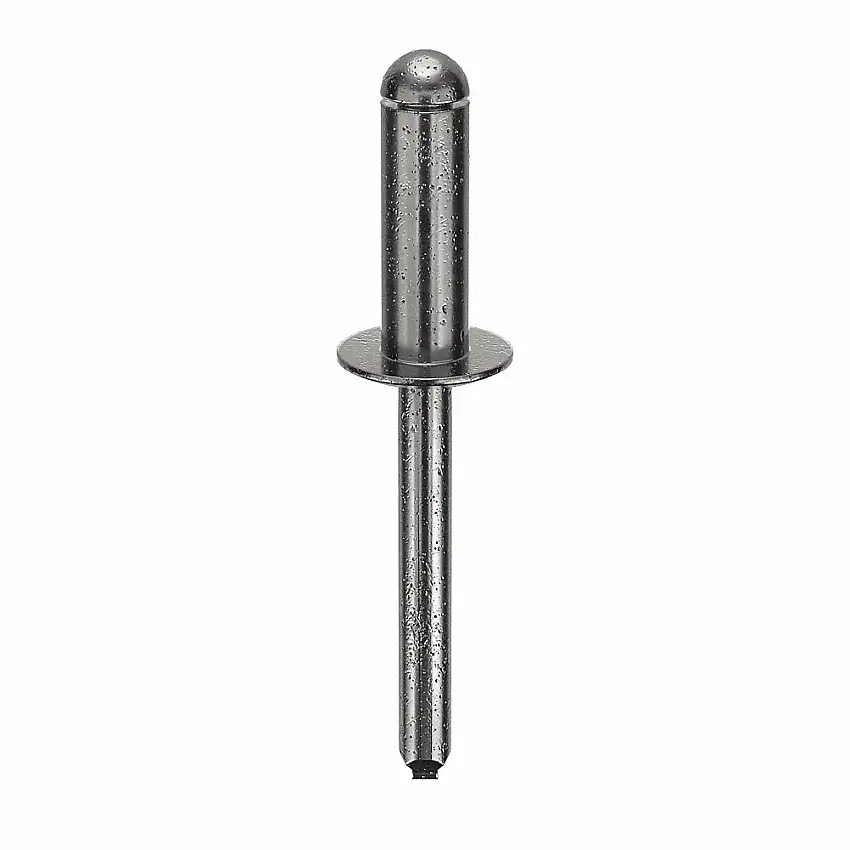 POP  SD88BS203 Blindniete, 1/4 Zoll Nietendurchmesser, Stahl, 0.725 Zoll Nietenlänge, 0.376 Zoll bis 0.5 Zoll Griffbereich, Kuppel