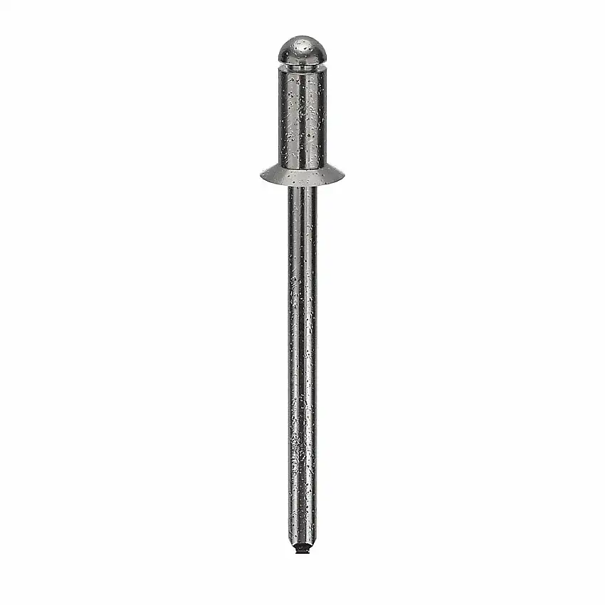 POP  SK42BS201 Blindniete, 1/8 Zoll Nietdurchmesser, Stahl, 1/4 Zoll Nietlänge, 0.063 bis 0.125 Zoll Klemmbereich, Stahl, offenes Ende