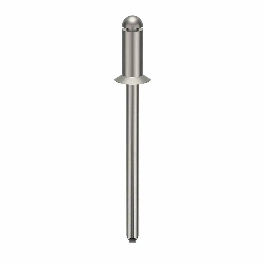 POP  SSK42SSBS201 Blindniete, 1/8 Zoll Nietdurchmesser, Edelstahl, 0.275 Zoll Nietlänge, 0.03 Zoll Kopfhöhe.