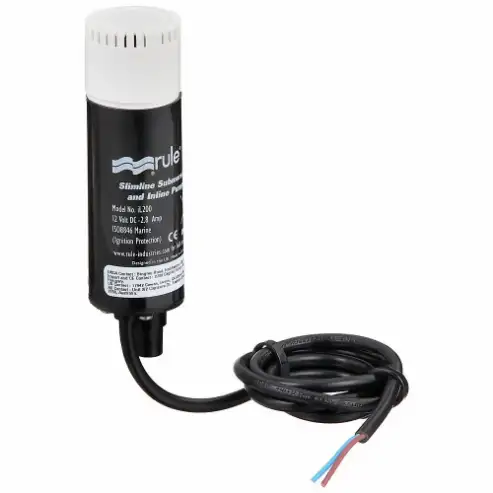 RULE IL200 Tauchpumpe, 3/8 Innendurchmesser, 12 V, 2.8 Ampere