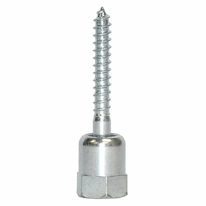 SAMMYS  8139957 Stangenhalterung, 3/8 Zoll - 16 Gewindegröße, 2 Zoll Schaftlänge, Schraubanker, Stahl, verzinkt